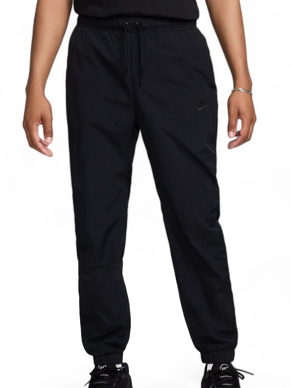 NWT Men's Nike Tech Black Woven Lightweight Jogger Pants